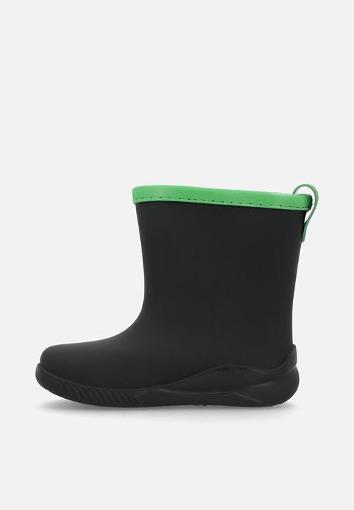 Pop Candy - Dino rainboot - black