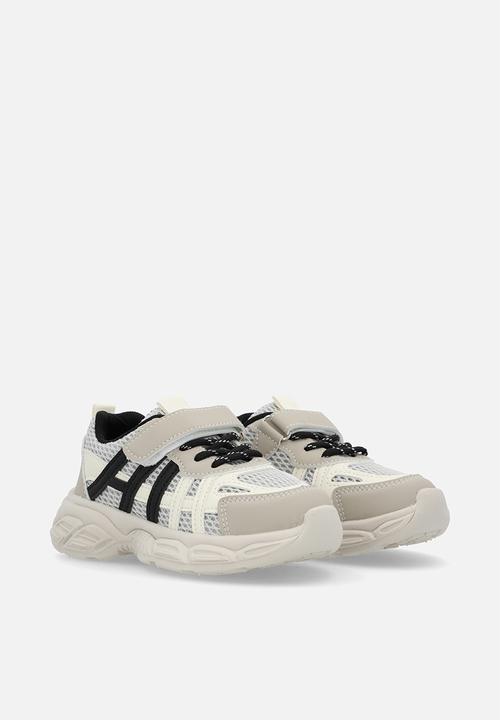 Pop Candy - Mesh detail trainers - black/ecru
