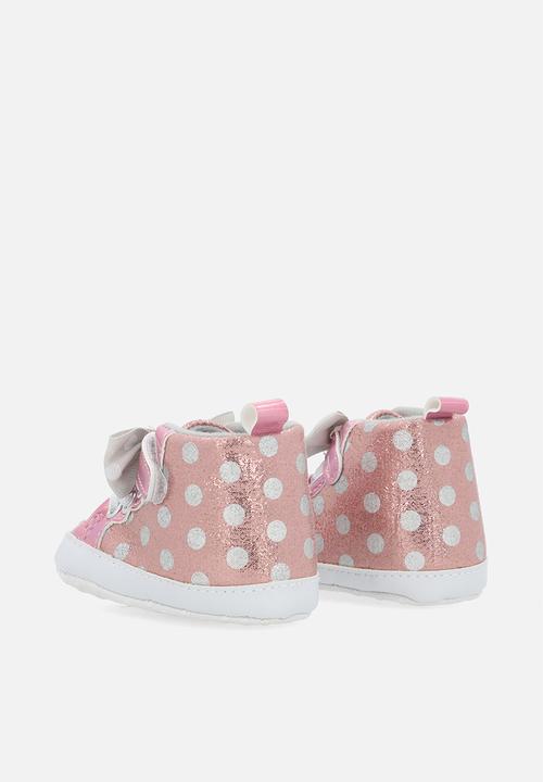 Pop Candy - Metallic hi-top sneakers - pink
