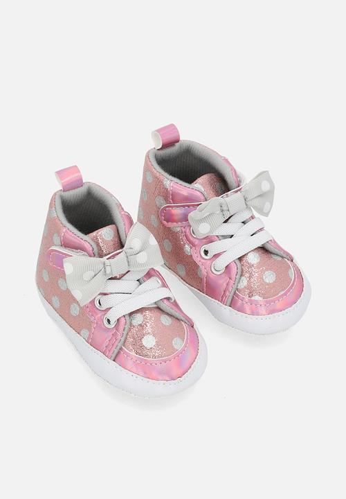 Pop Candy - Metallic hi-top sneakers - pink