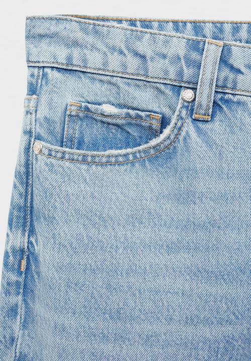 MANGO - Jeans Blanca - Open Blue