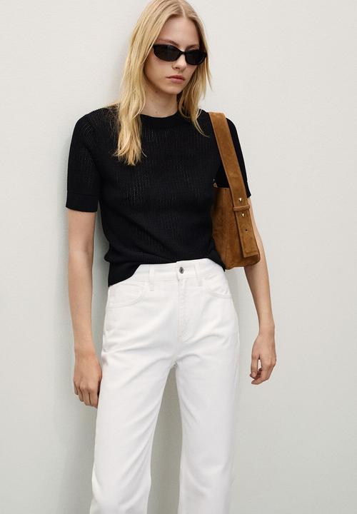 MANGO - Jeans Matilda - White