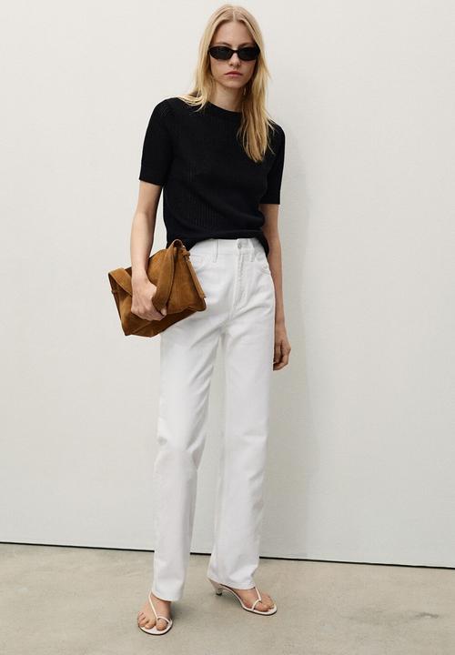 MANGO - Jeans Matilda - White