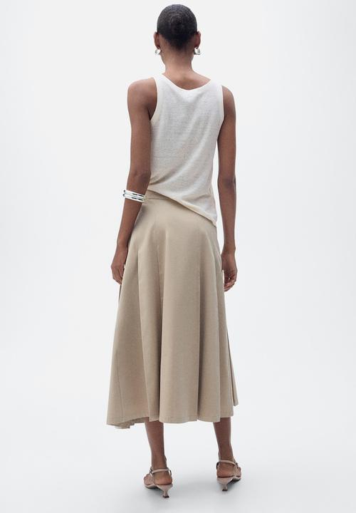 MANGO - Top Lini - Light Beige