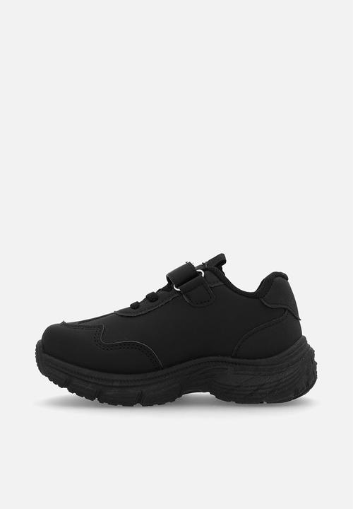 Pop Candy - adjustable strap fasteners sneaker- black