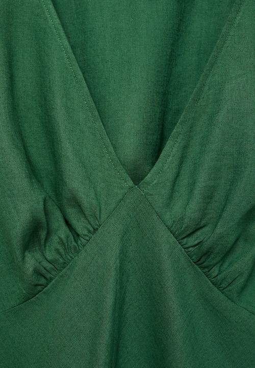 MANGO - Dress Red - Green