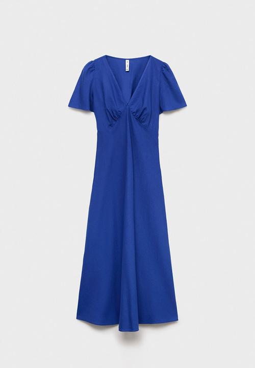 MANGO - Dress Red - Medium Blue