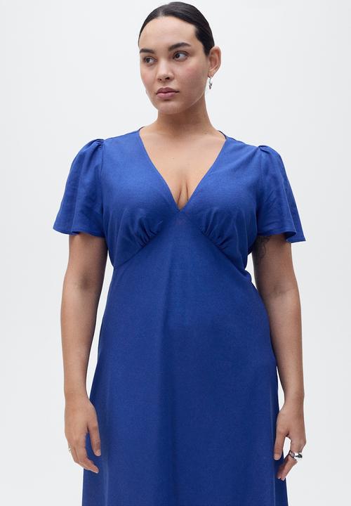 MANGO - Dress Red - Medium Blue