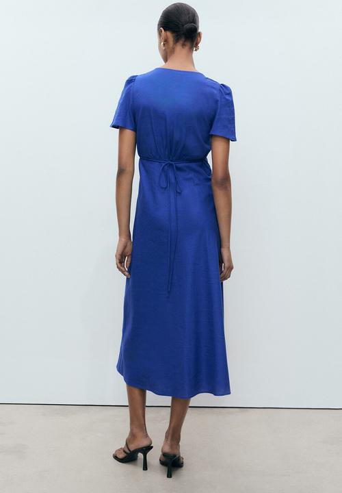 MANGO - Dress Red - Medium Blue