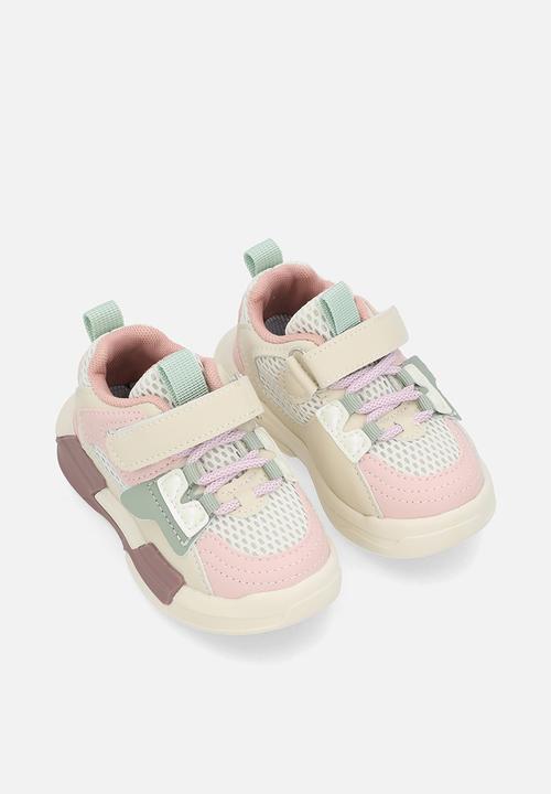 Pop Candy - Lace & adjustable strap fastener sneakers - multi