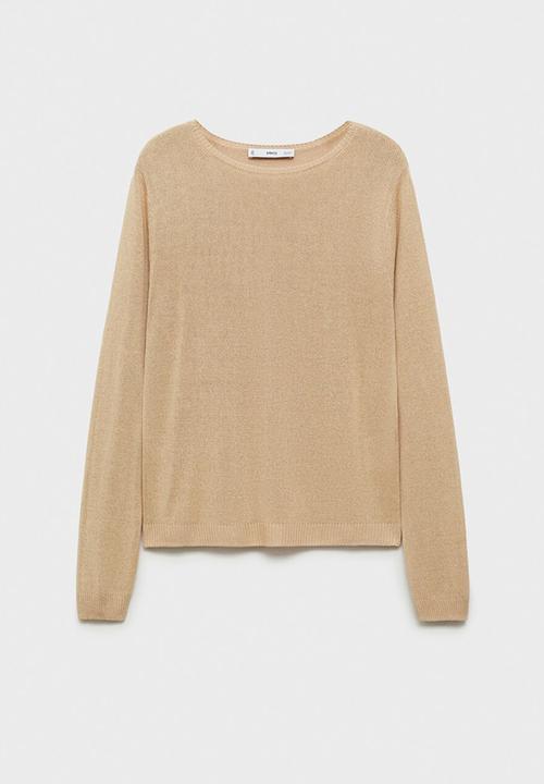 MANGO - Sweater Rosa - Medium Brown