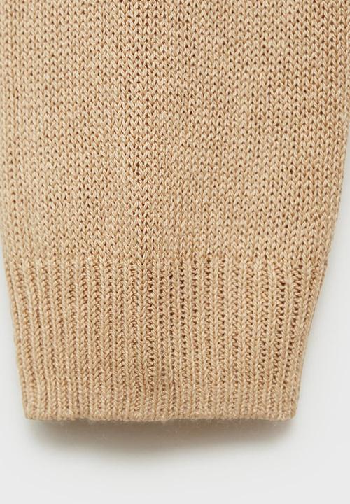 MANGO - Sweater Rosa - Medium Brown