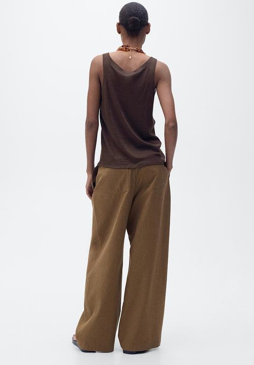 MANGO - Top Lini - Brown