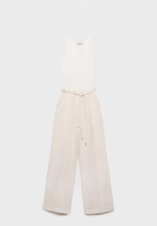 MANGO - Jumpsuit Tory - Natural