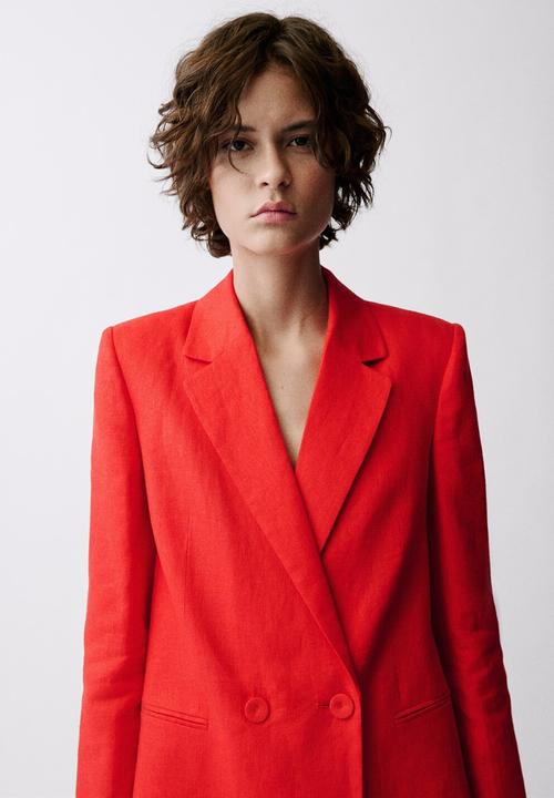MANGO - Blazer Limona - Red