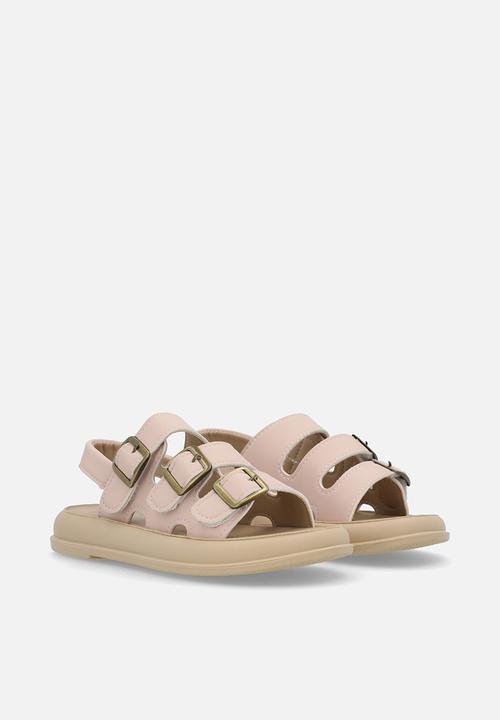 Pop Candy - Twin strap buckle sandal - pink