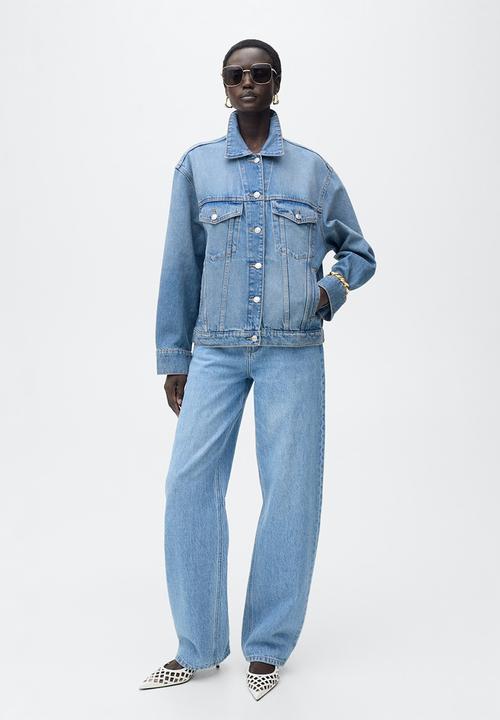 MANGO - Jacket Kourtney - Open Blue