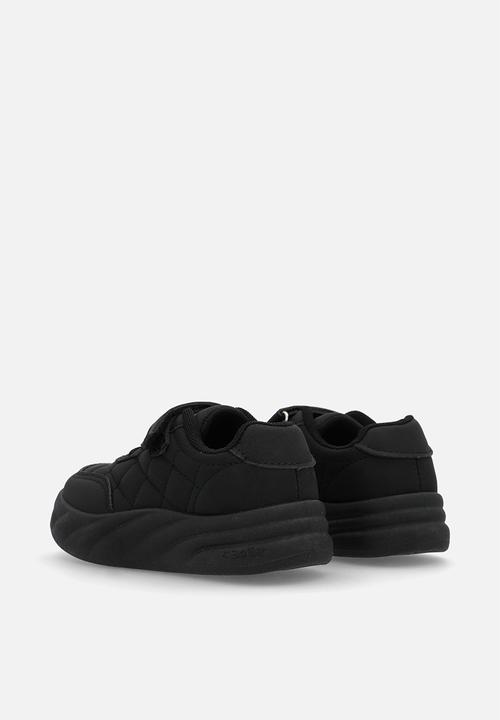 Pop Candy - Lace & adjustable fastener strap sneakers - black