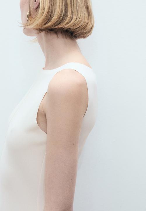 MANGO - Dress Mushu - Light Beige