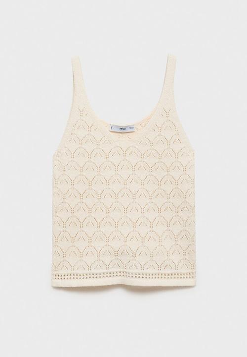 MANGO - Top Sito - Light Beige
