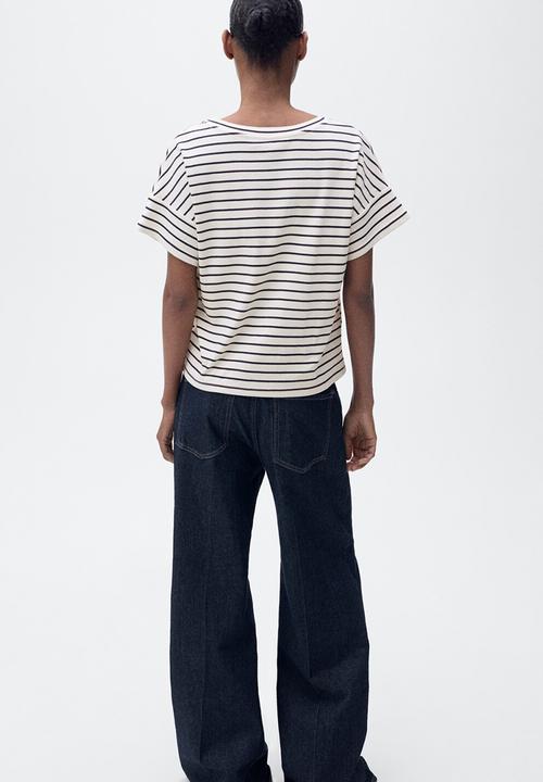 MANGO - T-Shirt Porti - Navy