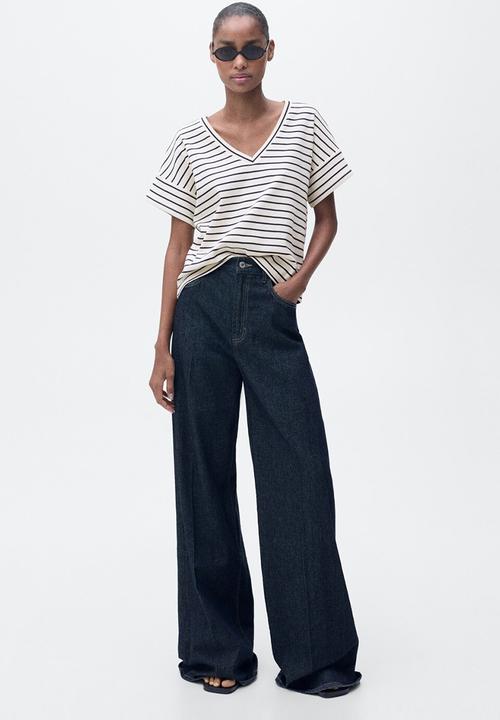 MANGO - T-Shirt Porti - Navy