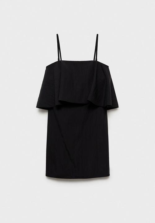 MANGO - Dress Palm - Black