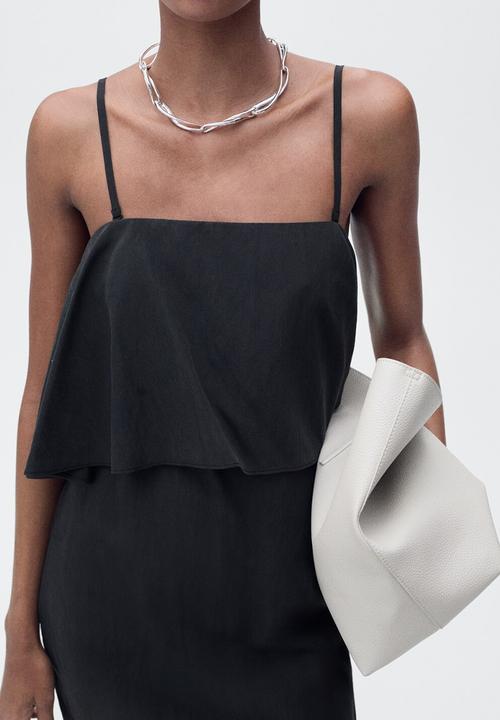 MANGO - Dress Palm - Black