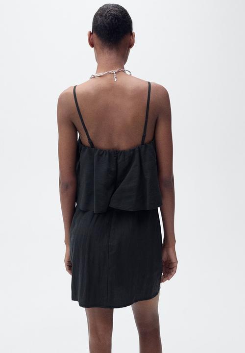 MANGO - Dress Palm - Black