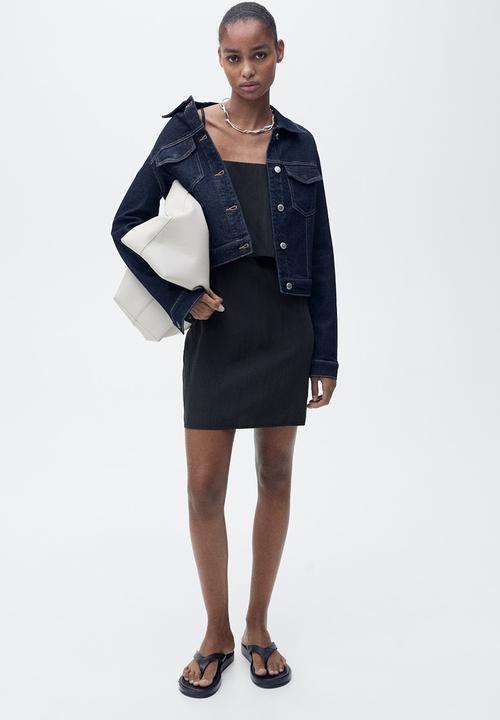 MANGO - Dress Palm - Black