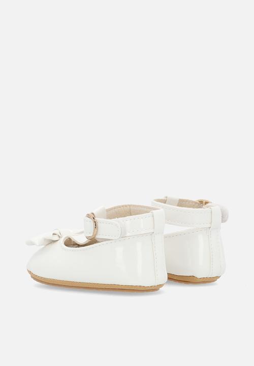 Pop Candy - T -bar ballet pumps-white