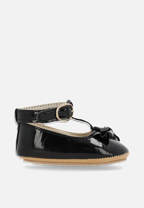Pop Candy - T- bar ballet pumps - black