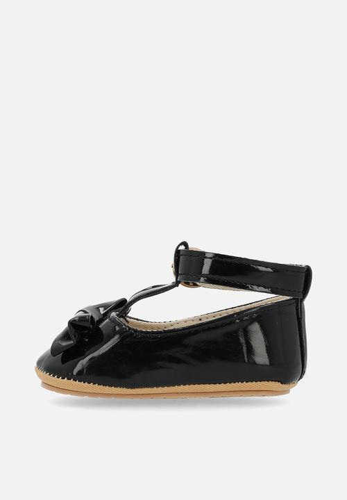 Pop Candy - T- bar ballet pumps - black