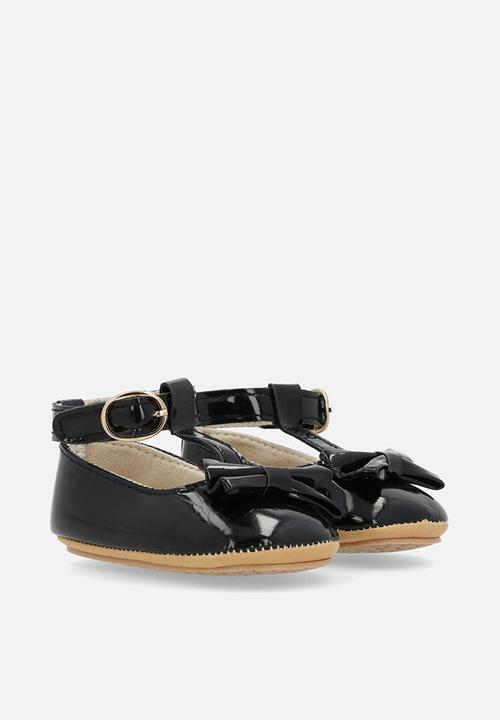 Pop Candy - T- bar ballet pumps - black