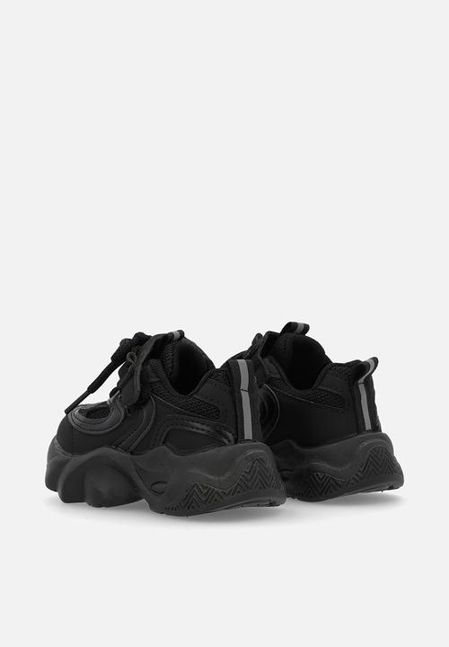 Pop Candy - Platform lace up sneakers - black