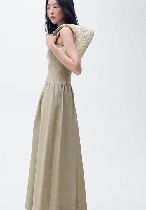 MANGO - Dress Valvi - Khaki