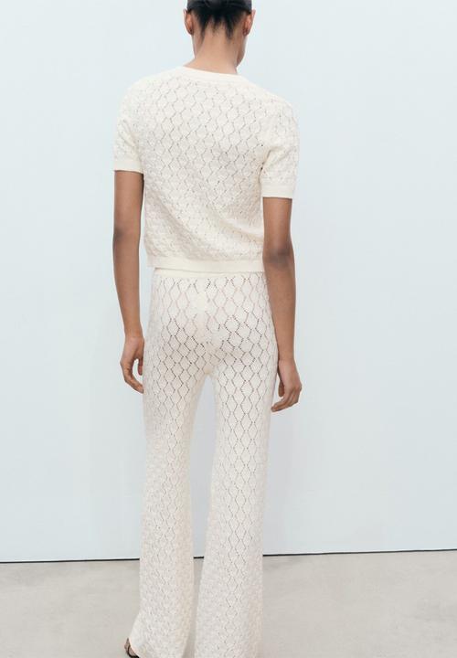 MANGO - Cardigan Sita - Light Beige