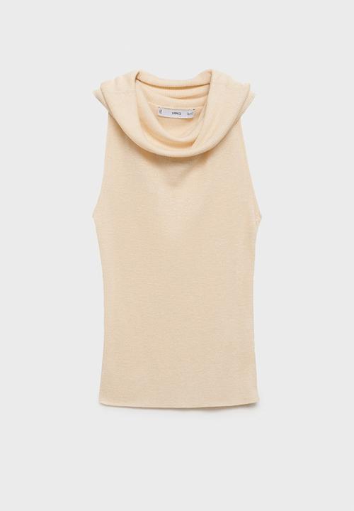 MANGO - Top Narciso - Light Pastel Gray