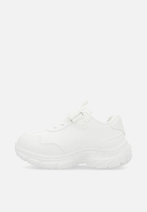 Pop Candy - Adjustable strap fastenersneakers - white