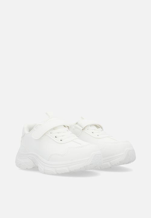 Pop Candy - Adjustable strap fastenersneakers - white