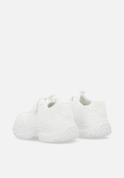 Pop Candy - Adjustable strap fastenersneakers - white