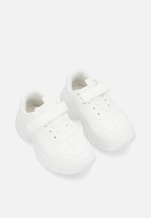 Pop Candy - Adjustable strap fastenersneakers - white