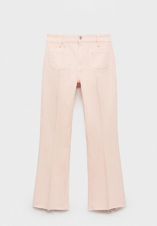 MANGO - Jeans Alex - Pink
