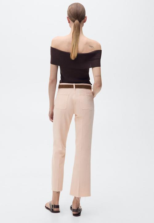 MANGO - Jeans Alex - Pink