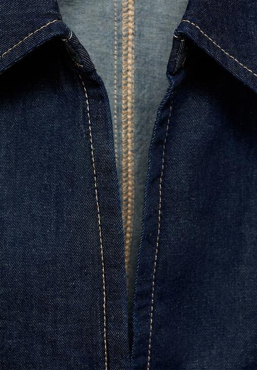 MANGO - Top Maria - Open Blue