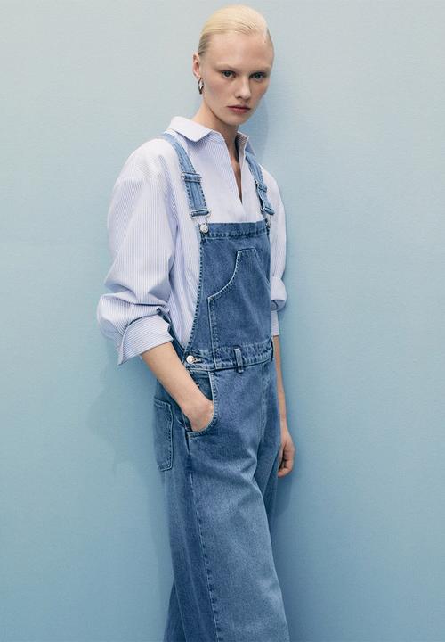 MANGO - Overall Carlota - Open Blue