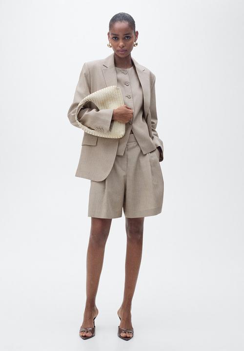 MANGO - Bermudas Vivian - Medium Brown