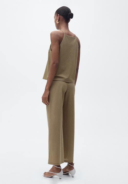 MANGO - Top Catleen - Khaki