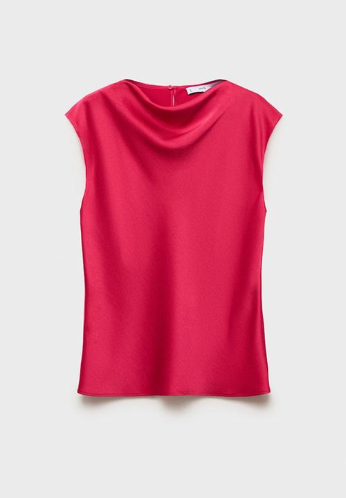 MANGO - Blouse Noelisi - Medium Red