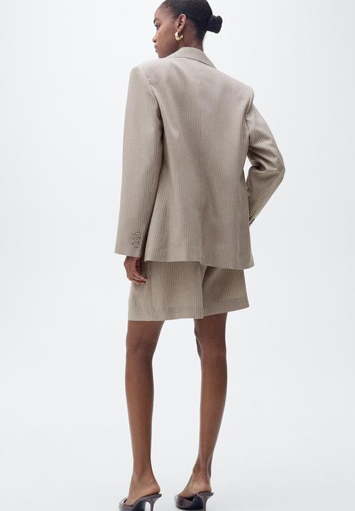 MANGO - Blazer Vivian - Medium Brown
